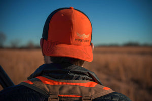 Hunt Redi backwards orange hat