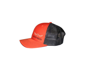 orange hat offset logo side
