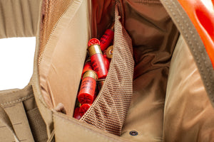 Deviate elastic pouch